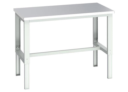 Bott Cubio Adjustable Bench, Stainless Steel Clad Top 1500 X 900Mm
