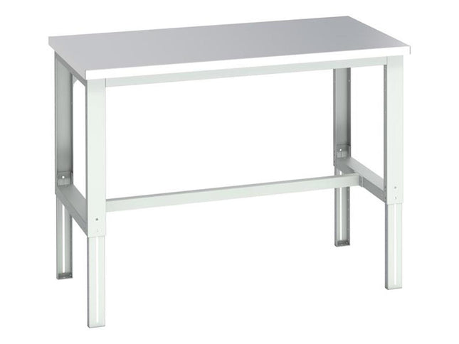 Bott Cubio Adjustable Bench, Stainless Steel Clad Top 1500 X 900Mm