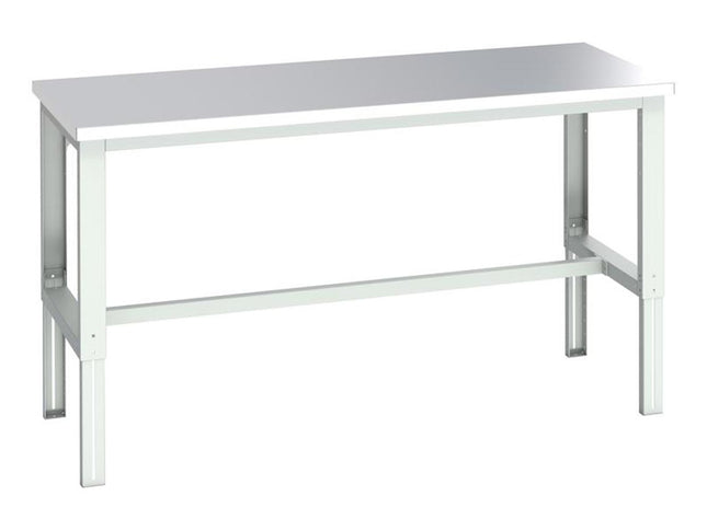 Bott Cubio Adjustable Bench, Stainless Steel Clad Top 2000 X 900Mm