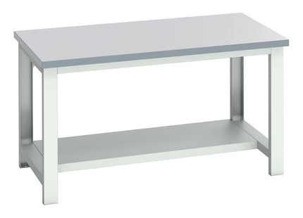 Bott Cubio Bench With Half Shelf, Esd Laminate Top 1500 X 900Mm