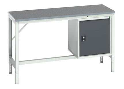 Bott Verso Bench With Cupboard, Lino Top 1500 X 600Mm