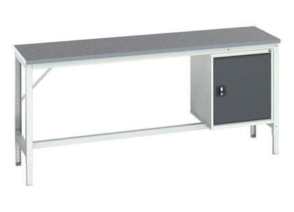 Bott Verso Bench With Cupboard, Lino Top 2000 X 600Mm