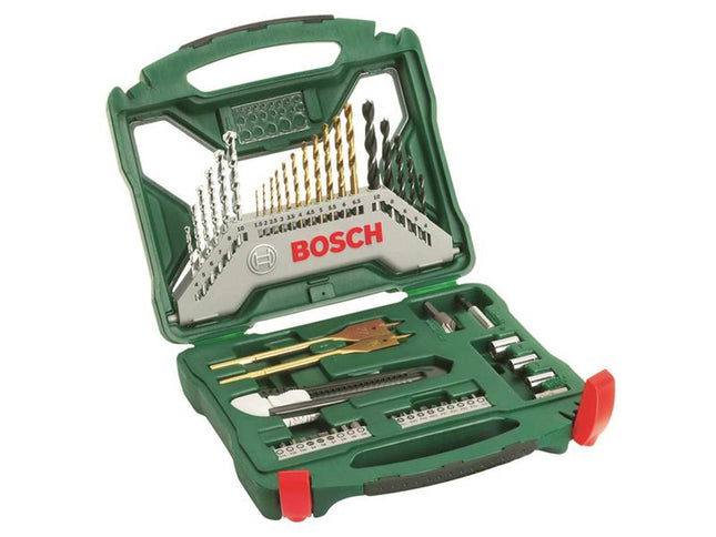 Bosch Powertool Accessories X-Line Titanium Drill And Screwdriver Bit Set, 50 Piece