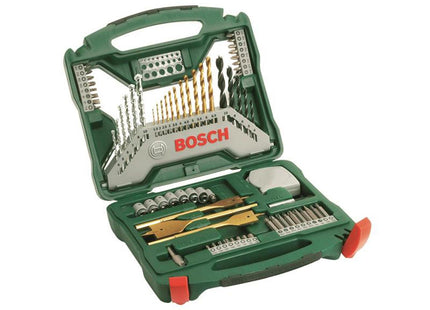 Bosch Powertool Accessories X-Line Titanium Drill And Screwdriver Bit Set, 70 Piece