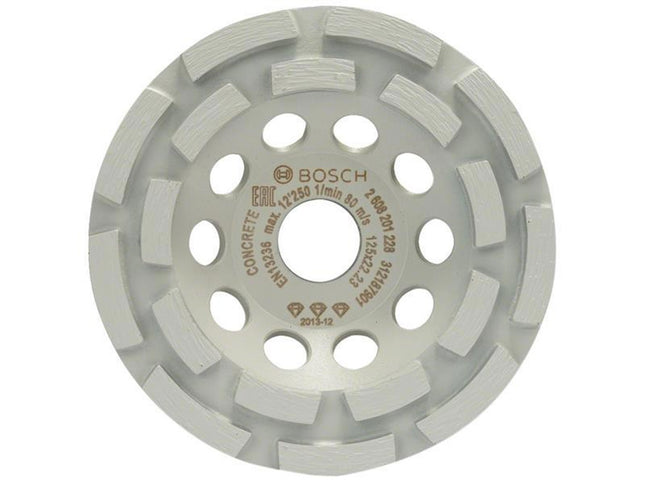 Bosch Powertool Accessories Best For Concrete Diamond Grinding Head 125Mm