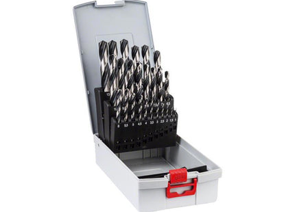 Bosch Powertool Accessories Hss Twist Pointteq Drill Bit Probox Set, 25 Piece