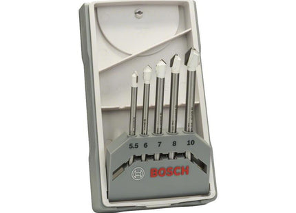 Bosch Powertool Accessories Cyl-9 Ceramic Tile Drill Bit Set, 5 Piece