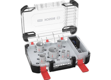 Bosch Powertool Accessories Pro Multi Material Pc Plus Hole Saw Set, 9 Piece