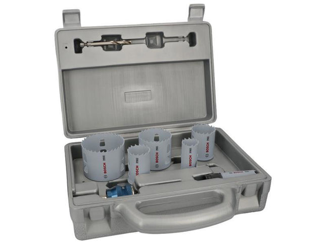 Bosch Powertool Accessories Pro Multi Material Pc Plus Hole Saw Set, 9 Piece