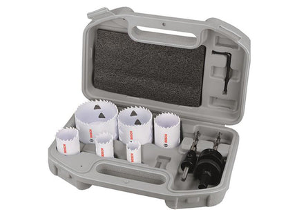 Bosch Powertool Accessories Multi Material Hole Saw Electrician's Set, 9 Piece
