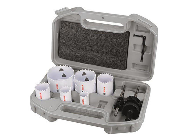 Bosch Powertool Accessories Multi Material Hole Saw Electrician's Set, 9 Piece