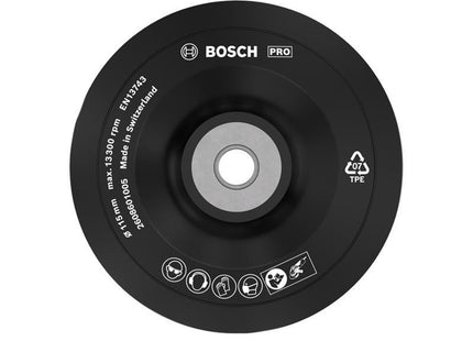 Bosch Powertool Accessories Pro Backing Pad 115Mm M14