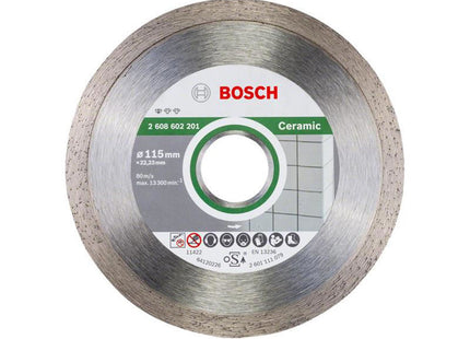 Bosch Powertool Accessories Standard For Ceramic Diamond Cutting Disc 115 X 22.23Mm