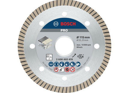 Bosch Powertool Accessories Pro Ceramic Diamond Cutting Disc 115 X 22.23Mm
