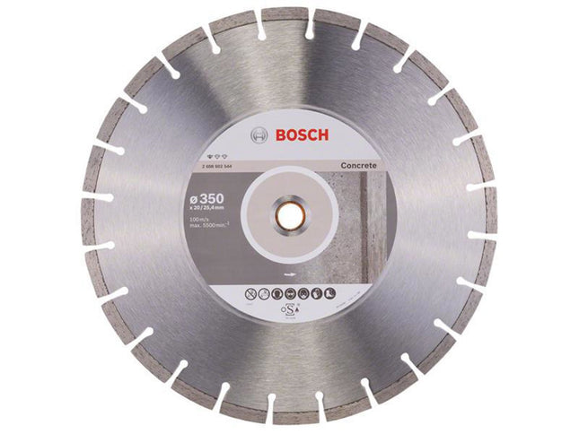 Bosch Powertool Accessories Standard For Concrete Diamond Cutting Disc 350 X 25.4Mm