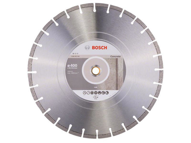 Bosch Powertool Accessories Standard For Concrete Diamond Cutting Disc 400 X 25.4Mm