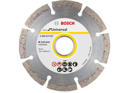 Bosch Powertool Accessories Eco For Universal Segmented Diamond Cutting Disc 115 X 22.23Mm