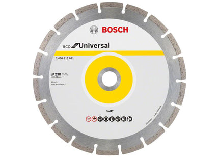 Bosch Powertool Accessories Eco For Universal Segmented Diamond Cutting Disc 230 X 22.23Mm