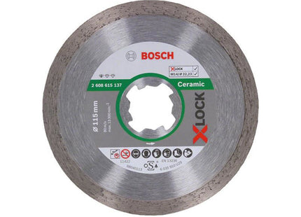 Bosch Powertool Accessories X-Lock Standard For Ceramic Diamond Cutting Disc 115 X 22.23Mm