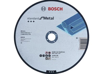 Bosch Powertool Accessories Std Metal Straight Cut Disc 230Mm