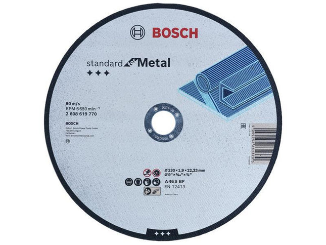 Bosch Powertool Accessories Std Metal Straight Cut Disc 230Mm
