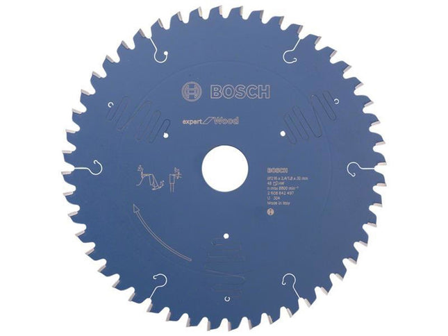 Bosch Powertool Accessories Expert For Wood Circular Saw Blade 216 X 30Mm X 48T