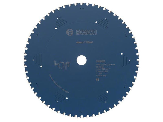 Bosch Powertool Accessories Expert For Steel Circular Saw Blade 305 X 25.4Mm X 60T