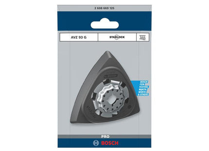 Bosch Powertool Accessories Pro Avz 93 G Sanding Plate 93Mm