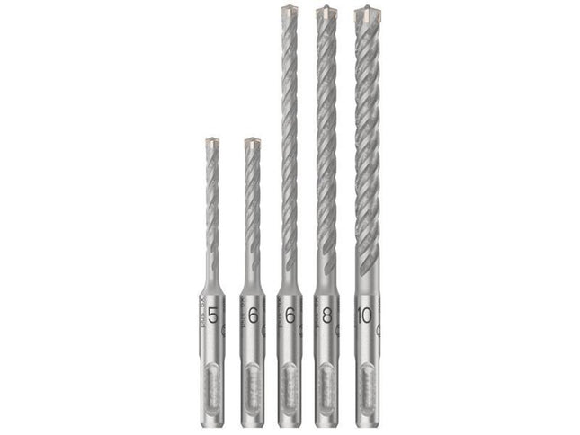 Bosch Powertool Accessories Pro Sds Plus-5X Hammer Drill Bit Set, 5 Piece