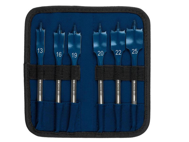 Bosch Powertool Accessories Expert Self Cut Speed Spade Drill Bit Set, 6 Piece