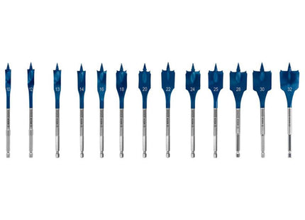 Bosch Powertool Accessories Expert Self Cut Speed Spade Drill Bit Set, 13 Piece