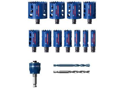Bosch Powertool Accessories Expert Multi Material Pc Plus Hole Saw Set, 14 Piece