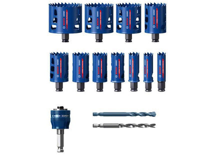 Bosch Powertool Accessories Expert Multi Material Pc Plus Hole Saw Set, 14 Piece