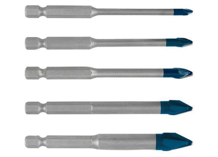 Bosch Powertool Accessories Expert Hex-9 Hard Ceramic Drill Bit Set 5 Piece