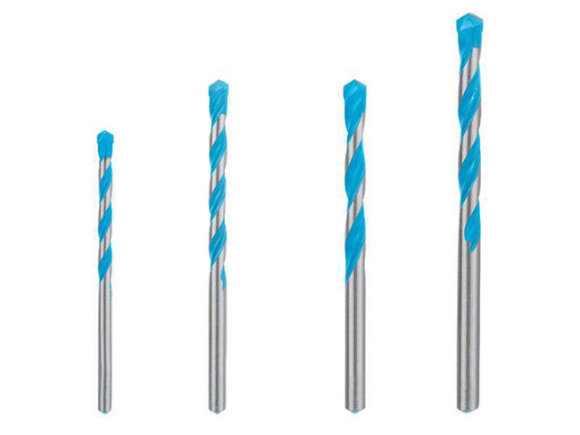 Bosch Powertool Accessories Expert Cyl-9 Multi Construction Drill Bit Set, 4 Piece