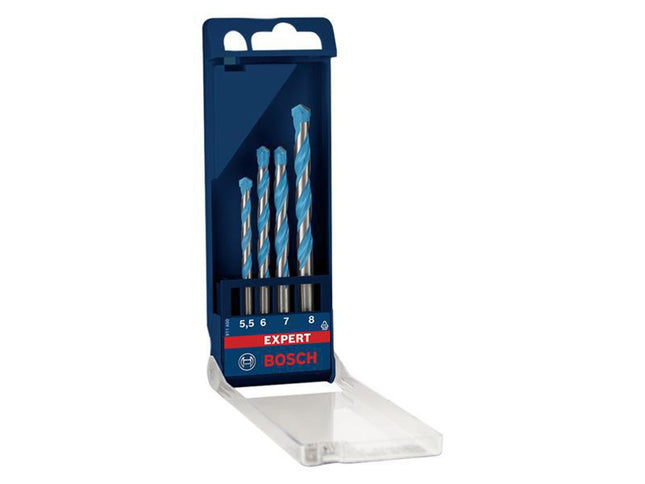Bosch Powertool Accessories Expert Cyl-9 Multi Construction Drill Bit Set, 4 Piece