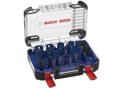Bosch Powertool Accessories Expert Multi Material Pc Plus Plumbers Hole Saw Set, 14 Piece