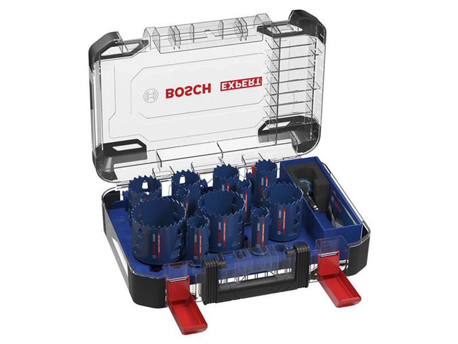 Bosch Powertool Accessories Expert Multi Material Pc Plus Plumbers Hole Saw Set, 14 Piece