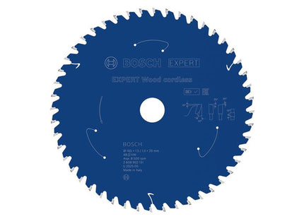 Bosch Powertool Accessories Expert Wood Cordless Circular Saw Blade 165 X 20Mm X 48T