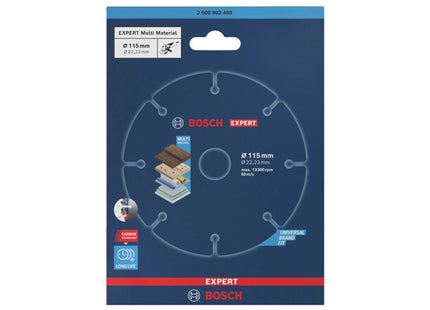Bosch Powertool Accessories Expert Multi Material Carbide Cutting Disc 115Mm