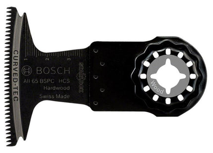 Bosch Powertool Accessories Starlock Aii 65 Bspc Curved-Tec Wood Blade 65Mm