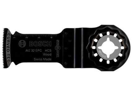 Bosch Powertool Accessories Starlock Aiz 32 Epc Hsc Curved-Tec Wood Blade 32Mm