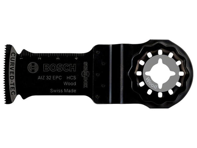 Bosch Powertool Accessories Starlock Aiz 32 Epc Hsc Curved-Tec Wood Blade 32Mm