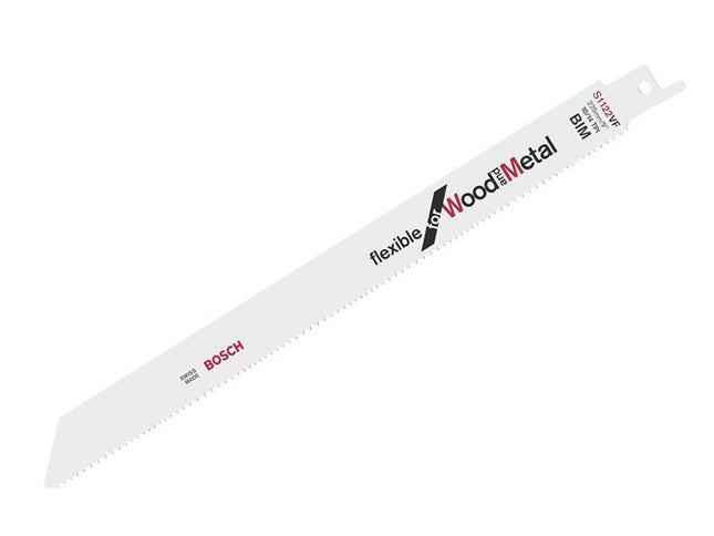 Bosch Powertool Accessories S 1122 Vf Flexible For Wood & Metal Blade 225Mm 10-14 Tpi (Pack 5)