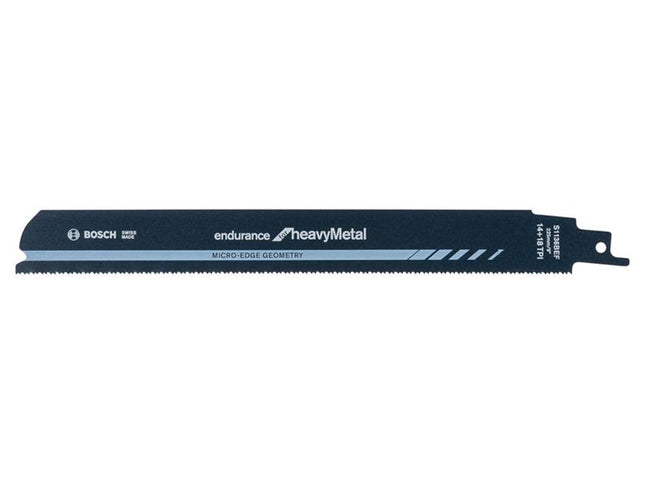 Bosch Powertool Accessories S 1127 Bef Endurance For Heavy Metal 225Mm X 14-18 Tpi (Pack 5)
