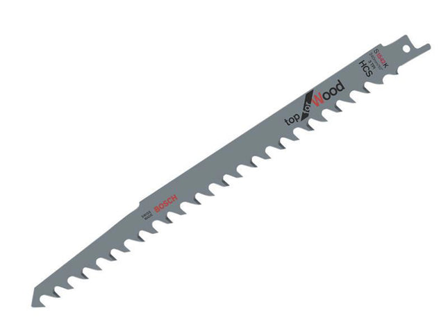 Bosch Powertool Accessories S 1542 K Top For Wood Reciprocating Saw Blade 240Mm 3 Tpi (Pack 5)