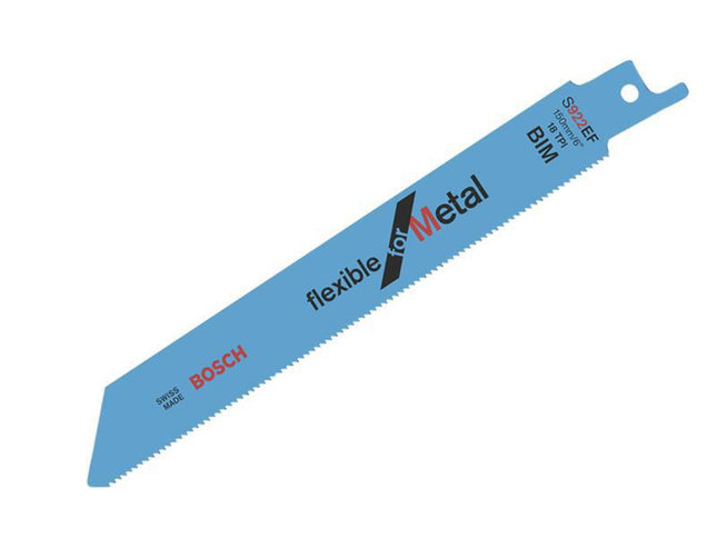 Bosch Powertool Accessories S 922 Ef Flexible For Metal Reciprocating Saw Blade 150Mm 18 Tpi  (Pack 100)