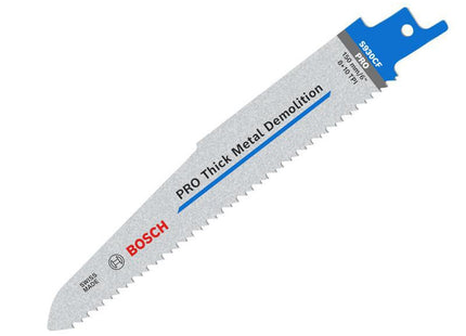 Bosch Powertool Accessories Pro Thick Metal Demolition S930cf Blade 150Mm 8+10 Tpi (Pack 5)