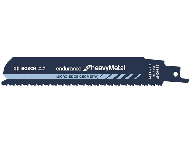 Bosch Powertool Accessories S 1136 Chf Endurance For Heavy Metal 150Mm X 8-10 Tpi (Pack 5)