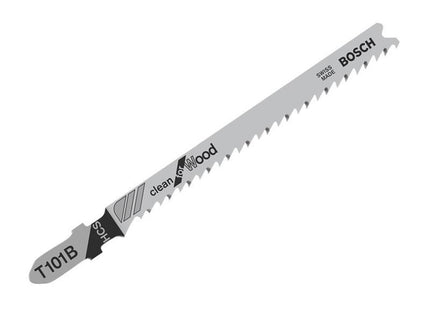 Bosch Powertool Accessories T 101 B Clean For Wood Jigsaw Blade 100Mm Pack Of 5